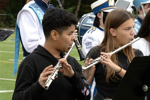South River Feeder Elementary, Middle and High School Combined Band Performing